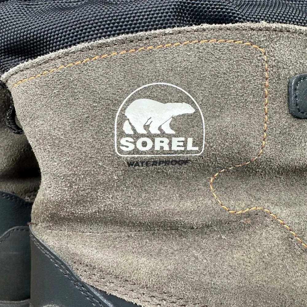 Sorel Boots Mens 15 Black Scout 87 XT WP Waterproof Insulated Snow Winter Hiking